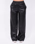 Leather pants black