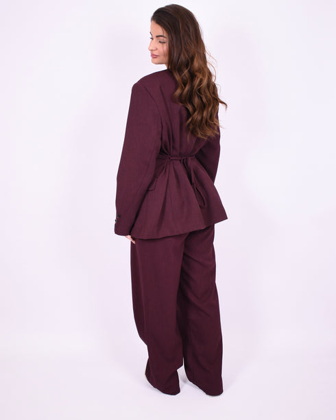 Yasmin blazer Bordeaux