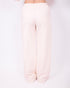 Wide leg jogger cream