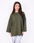 basic oversized t-shirt green