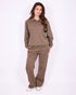 Redefined polo sweater dark taupe