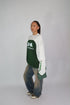 Priority paneled longsleeve green