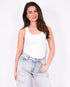 Basic tank top white