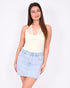 Lace detail body yellow