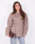 wool blazer taupe