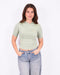 ivy cross top sage green