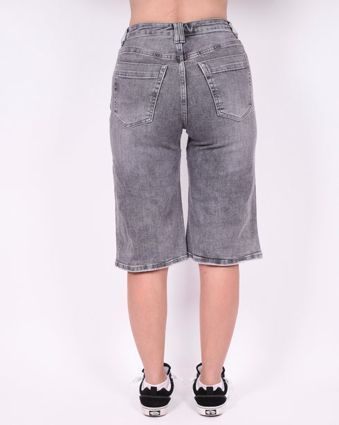 double stretch jort grey