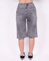 double stretch jort grey