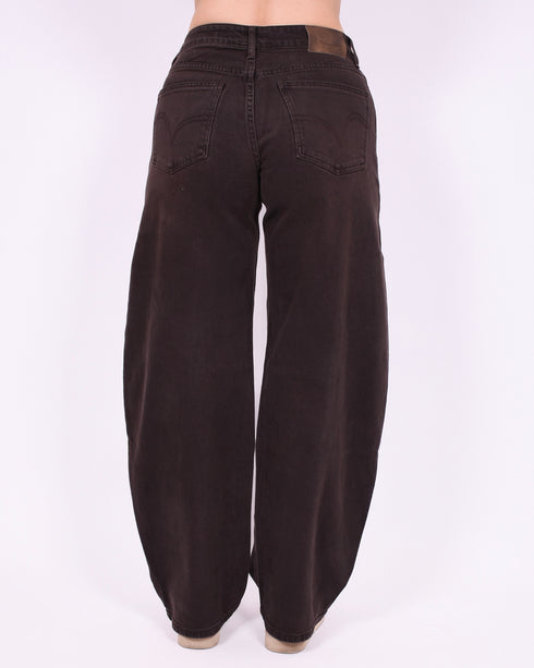 barrel stretch jeans brown