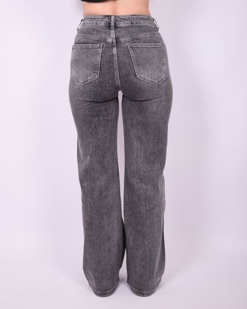 lined stretch jeans grey