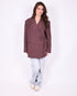 bibi boxy blazer plum