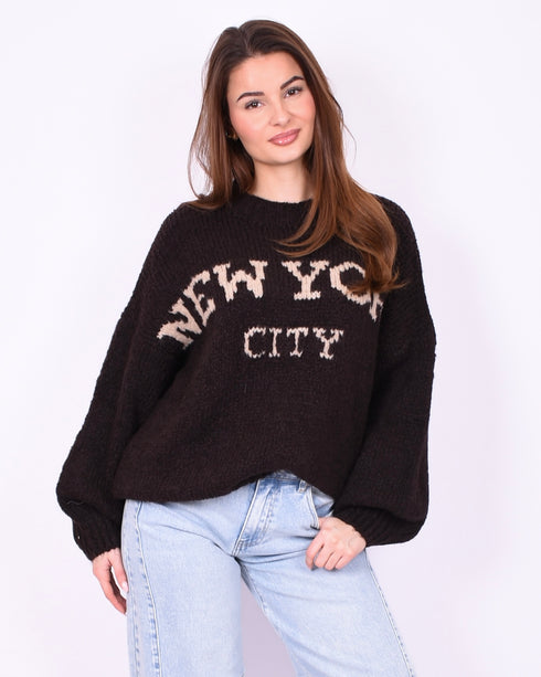 New York knit Brown