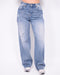Sky Blue Straight leg stretch jeans