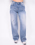Sky Blue Straight leg stretch jeans