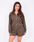 Lined summer tracksuit green