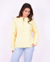 Button knit sweater yellow