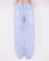 Baggy Wide leg stretch jeans light blue