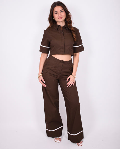 Alexis two piece Brown