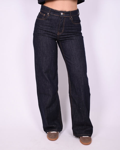 Ivy wide leg jeans dark denim