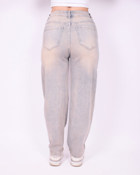 petit vintage washed balloon jeans