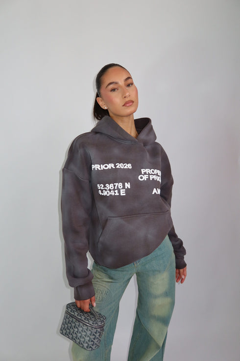 priority AMS-LDN hoodie grey