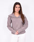 Zip Cardigan taupe