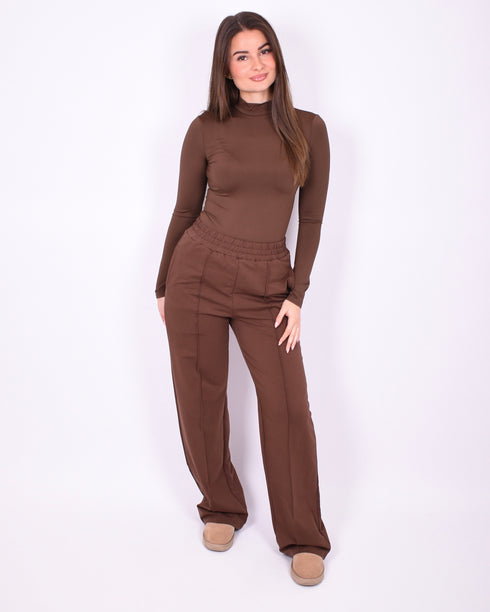 Tall pantalon jogger brown