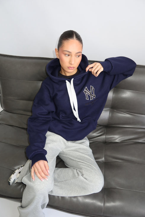 priority yankee hoodie navy