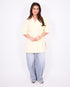 Bibi short sleeve blazer yellow