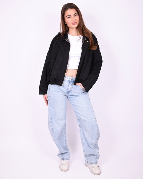 Barrel lined stretch jeans blue