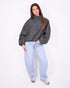 checkered bomber windjacket black