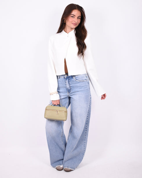 Alix Split blazer white