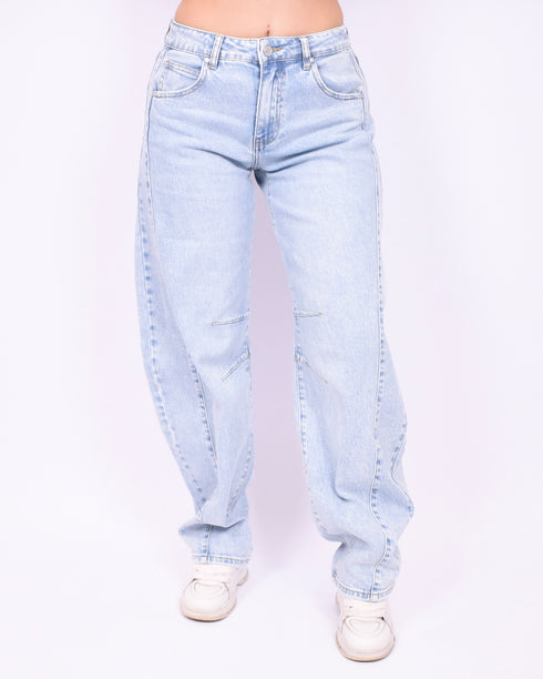 Barrel lined stretch jeans blue
