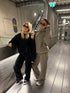 studs tracksuit black