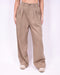 stretch pantalon beige