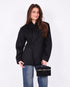 wool blazer black