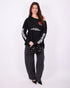 Off shoulder longsleeve black