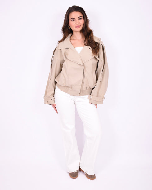 City trenchcoat taupe
