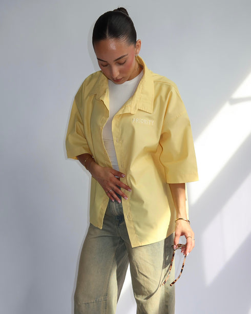 priority Amsterdam boxy fit blouse yellow
