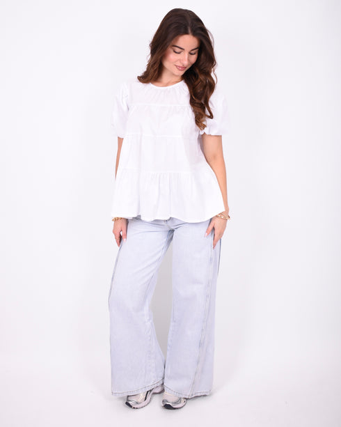 Bloom blouse white