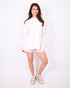 Lace short beige