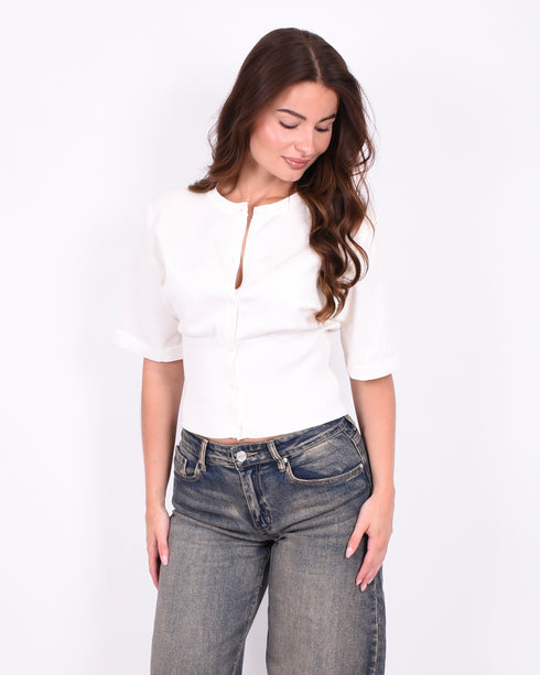 dany knit top creme