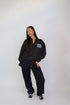 Priority monogram windjacket black