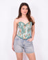 Muse corset top green