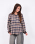 checkered flannel brown/blue