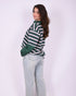 longsleeve striped sweater shirt green