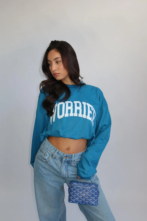 Priority worrior longsleeve turqoise