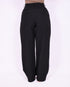 Pleated pantalon black