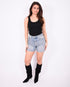 Slouchy boots black