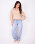 barrel stretch jeans light blue